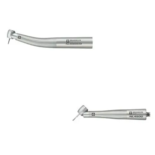 Brasseler NL9000KM fiber optic high speed handpiece and NL4500 45-degree surgical high speed handpiece